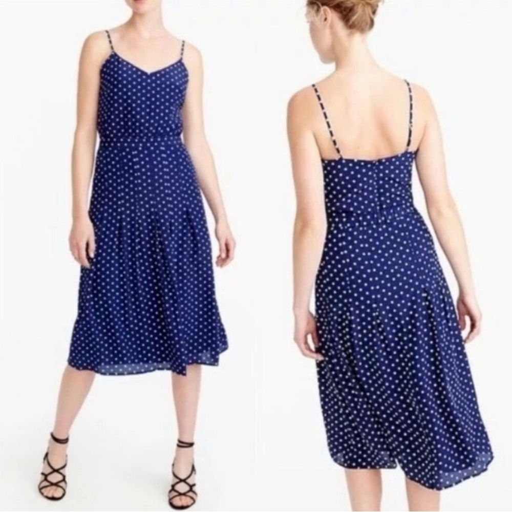 Gorgeous polka dot J. Crew silk dress size 0